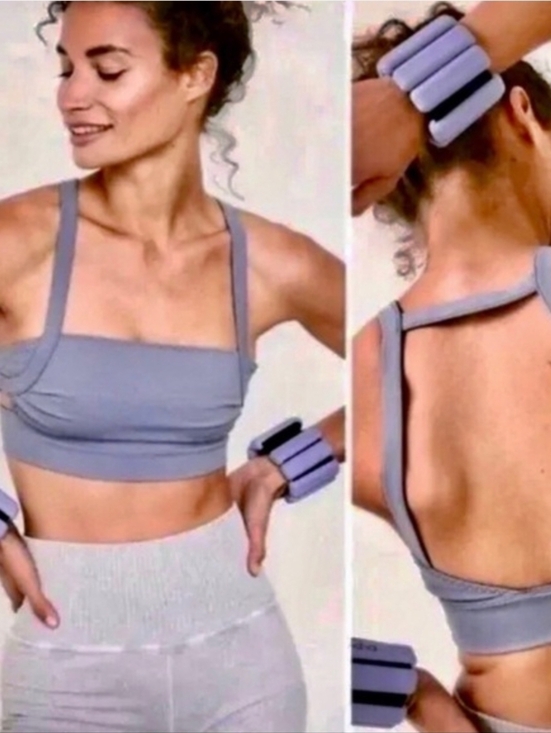 FP Movement by Free People Other - FP Movement by Free People Light Gray Lavender Sports Bra